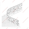 Média réf. 136 (3/4): Rampe d'escalier, style Classique et baroque, modèle ranelagh