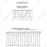 Média réf. 685 (6/6): Appuis de fenêtre en fer forgé, style moderne, modèle motifs variés