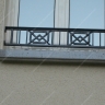 Média réf. 708 (1/2): Appuis de fenêtre en fer forgé, style divers, modèle Polygones