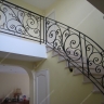 Média réf. 217 (1/1): Rampe d'escalier en fer forgé, style Classique et baroque, modèle Vendée