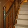 Média réf. 349 (8/12): Rampe d'escalier en fer forgé, style Design fonctionnel, modèle barreaux