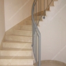 Média réf. 351 (10/12): Rampe d'escalier en fer forgé, style Design fonctionnel, modèle barreaux