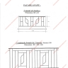Média réf. 546 (5/6): Balcons en fer forgé, style moderne, modèle Barreaux décors variés