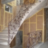 Média réf. 128 (10/15): Rampe d'escalier, style Classique et baroque, modèle ranelagh