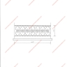Média réf. 681 (2/6): Appuis de fenêtre en fer forgé, style moderne, modèle motifs variés