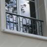 Média réf. 711 (1/4): Appuis de fenêtre en fer forgé, style divers, modèle Saint Louis