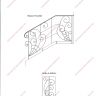 Média réf. 728 (3/9): Grille de défense en fer forgé, style traditionnel, modèle Barreaux volutes 1