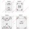 Média réf. 733 (8/9): Grille de défense en fer forgé, style traditionnel, modèle Barreaux volutes 1