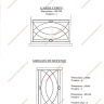 Média réf. 761 (2/2): Grille de défense en fer forgé, style moderne, modèle Anneaux croisés