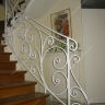 Média réf. 191 (7/9): Rampe d'escalier en fer forgé, style Classique et baroque, modèle Saint Germain et variantes