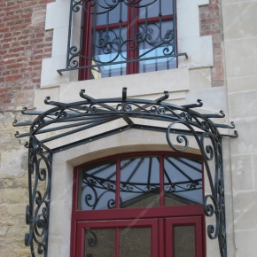 Marquise Porte en Fer Cannoise, 150x120 cm 