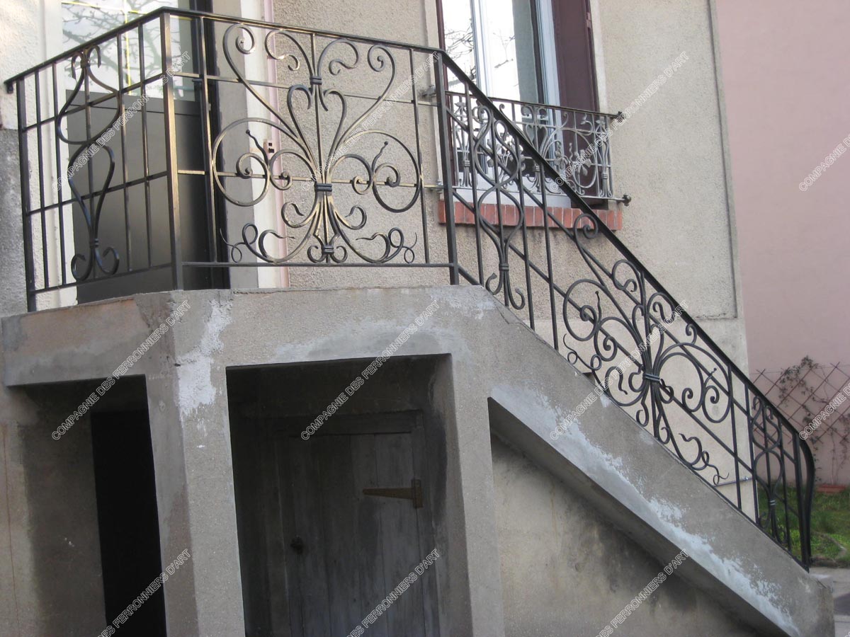 barriere escalier en colimaçon