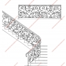 Média réf. 1166 (1/5): Rampe d'escalier en fer forgé, style Classique et baroque, modèle Volutes Baroque