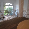 Média réf. 324 (8/13): Rampe d'escalier en fer forgé, style Art nouveau, modèle nouille
