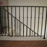 Média réf. 345 (4/12): Rampe d'escalier en fer forgé, style Design fonctionnel, modèle barreaux