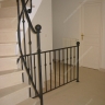 Média réf. 347 (6/12): Rampe d'escalier en fer forgé, style Design fonctionnel, modèle barreaux