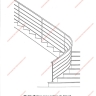 Média réf. 385 (3/8): Rampe d'escalier en fer forgé, style Design fonctionnel, modèle bateau