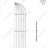 Média réf. 389 (7/8): Rampe d'escalier en fer forgé, style Design fonctionnel, modèle bateau