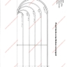 Média réf. 390 (8/8): Rampe d'escalier en fer forgé, style Design fonctionnel, modèle bateau