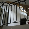 Média réf. 467 (5/5): Rampe d'escalier en fer forgé, style Moyen-âge, modèle Saint Louis