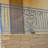 Média réf. 480 (2/10): Balcons en fer forgé, style traditionnel, modèle barreaux médaillon 1