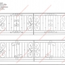 Média réf. 485 (7/10): Balcons en fer forgé, style traditionnel, modèle barreaux médaillon 1