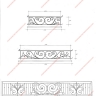 Média réf. 486 (8/10): Balcons en fer forgé, style traditionnel, modèle barreaux médaillon 1