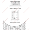 Média réf. 488 (10/10): Balcons en fer forgé, style traditionnel, modèle barreaux médaillon 1