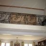 Média réf. 62 (2/4): Rampe d'escalier en fer forgé, style Classique et baroque, modèle Gonzague