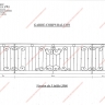 Média réf. 507 (7/10): Balcons en fer forgé, style traditionnel, modèle barreaux volutes