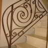 Média réf. 83 (19/21): Rampe d'escalier en fer forgé, style Classique et baroque, modèle Louis XVI et variantes