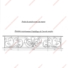 Média réf. 535 (9/9): Balcons en fer forgé, style traditionnel, modèle volutes médaillon 1