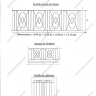 Média réf. 577 (3/3): Balcons en fer forgé, style moderne, modèle Polygones