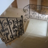 Média réf. 110 (2/2): Rampe d'escalier en fer forgé, style Classique et baroque, modèle marais