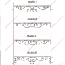 Média réf. 620 (3/8): Appuis de fenêtre en fer forgé, style traditionnel, modèle ba volutes