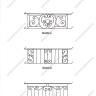 Média réf. 632 (4/9): Appuis de fenêtre en fer forgé, style traditionnel, modèle barreaux volutes 1