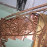 Média réf. 112 (1/5): Rampe d'escalier en fer forgé, style Classique et baroque, modèle médaillon